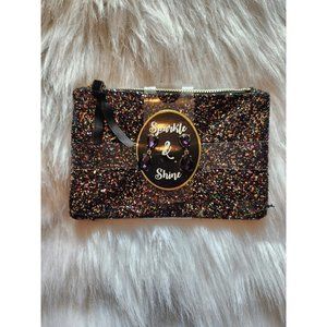 Sparkle & Shine Makeup Bag & Earrings